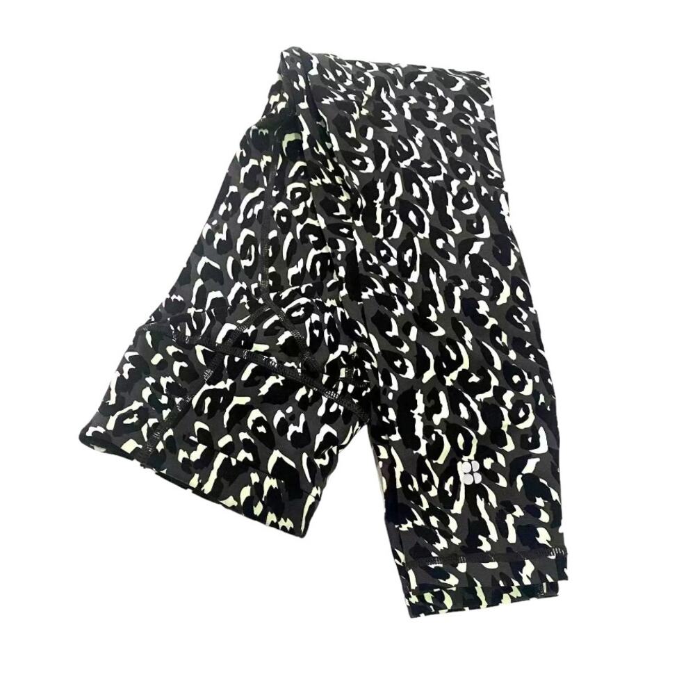 Sweaty Betty XXS Power 7/8 Green Animal Print Legging - Picture 3 of 5